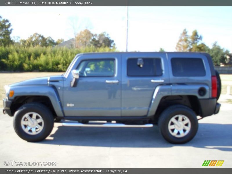 Slate Blue Metallic / Ebony Black 2006 Hummer H3