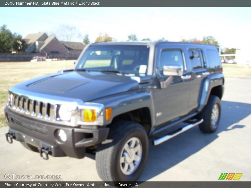 Slate Blue Metallic / Ebony Black 2006 Hummer H3