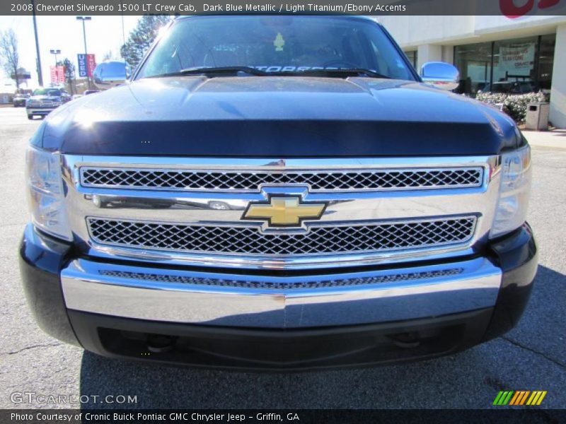 Dark Blue Metallic / Light Titanium/Ebony Accents 2008 Chevrolet Silverado 1500 LT Crew Cab