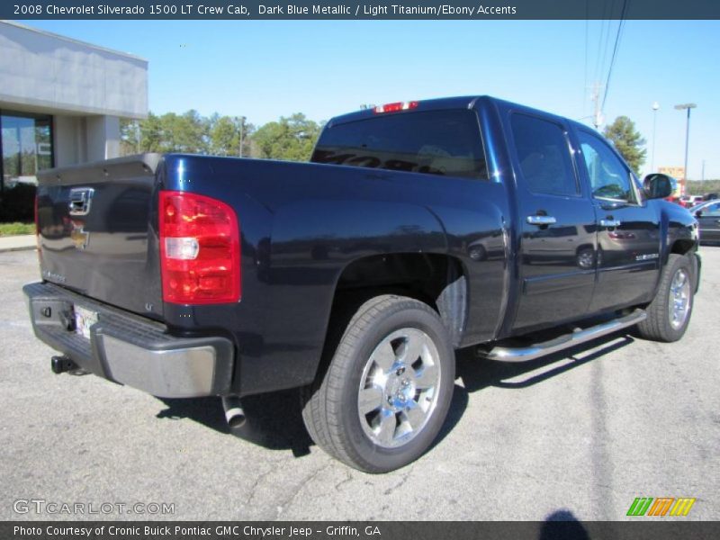 Dark Blue Metallic / Light Titanium/Ebony Accents 2008 Chevrolet Silverado 1500 LT Crew Cab