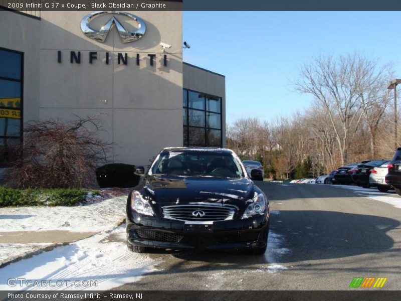 Black Obsidian / Graphite 2009 Infiniti G 37 x Coupe