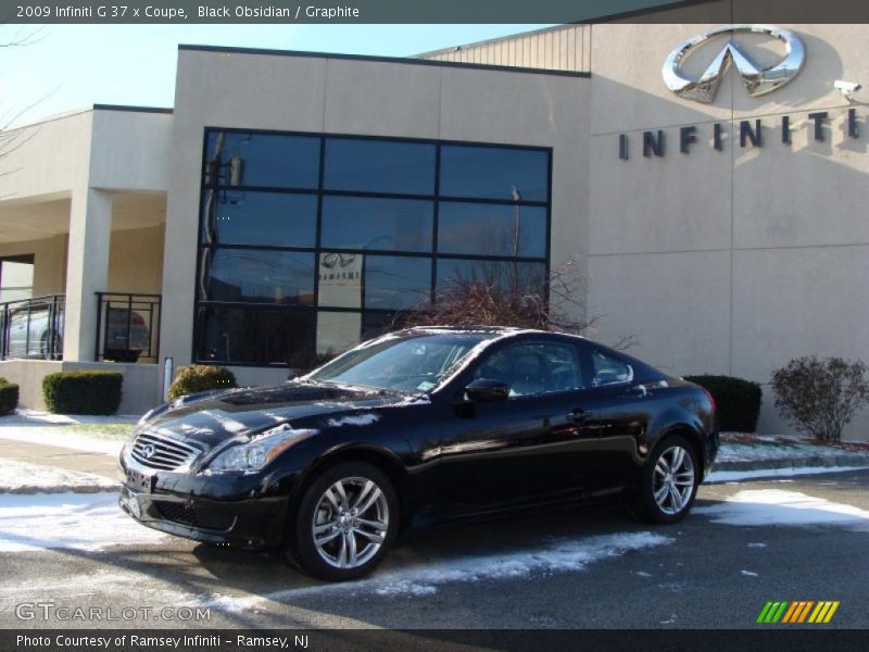 Black Obsidian / Graphite 2009 Infiniti G 37 x Coupe