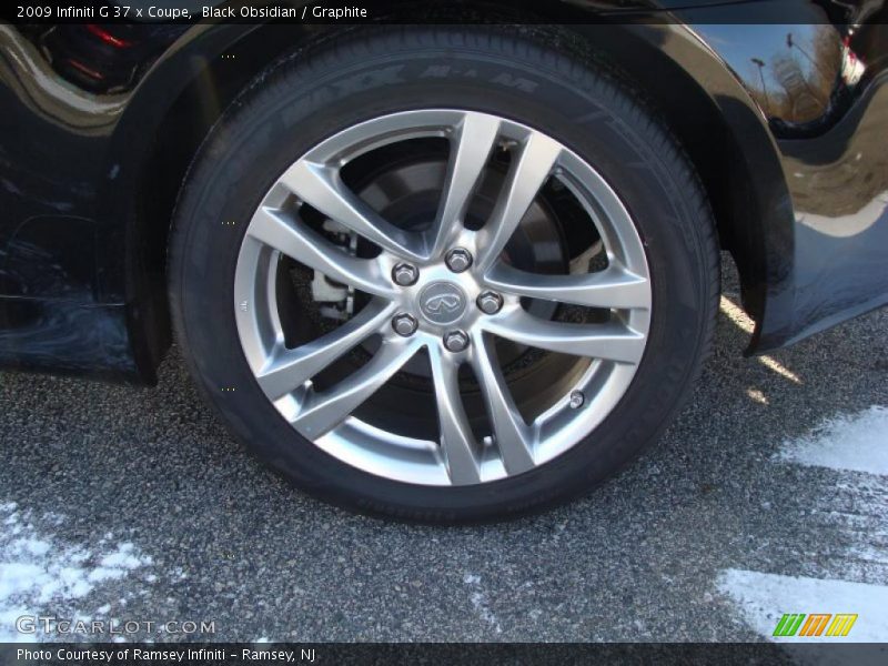 Black Obsidian / Graphite 2009 Infiniti G 37 x Coupe