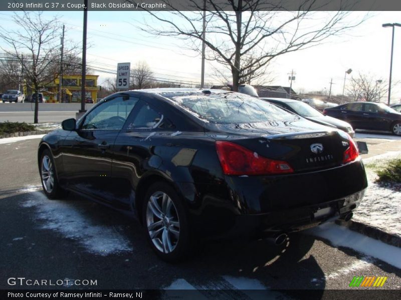 Black Obsidian / Graphite 2009 Infiniti G 37 x Coupe