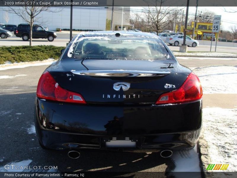 Black Obsidian / Graphite 2009 Infiniti G 37 x Coupe