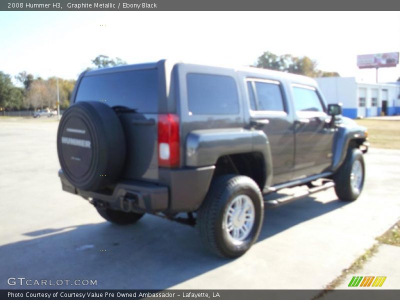 Graphite Metallic / Ebony Black 2008 Hummer H3