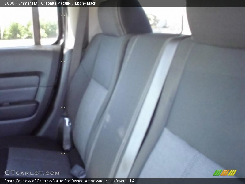 Graphite Metallic / Ebony Black 2008 Hummer H3