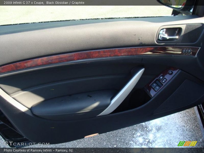 Black Obsidian / Graphite 2009 Infiniti G 37 x Coupe