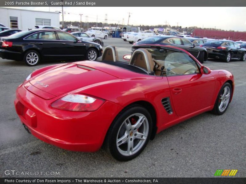 Guards Red / Sand Beige 2005 Porsche Boxster S