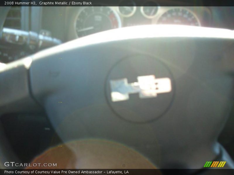 Graphite Metallic / Ebony Black 2008 Hummer H3