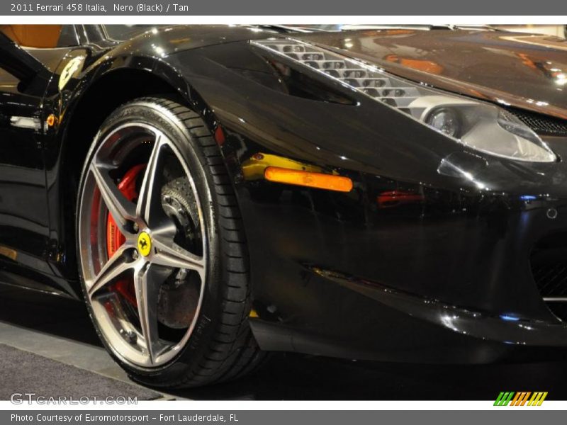 Nero (Black) / Tan 2011 Ferrari 458 Italia