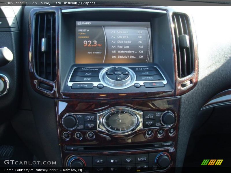 Black Obsidian / Graphite 2009 Infiniti G 37 x Coupe
