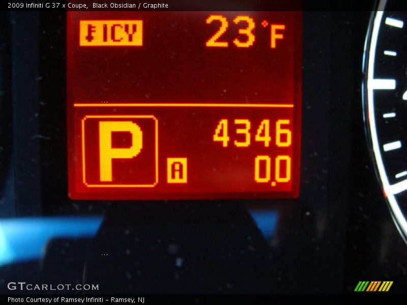 Black Obsidian / Graphite 2009 Infiniti G 37 x Coupe