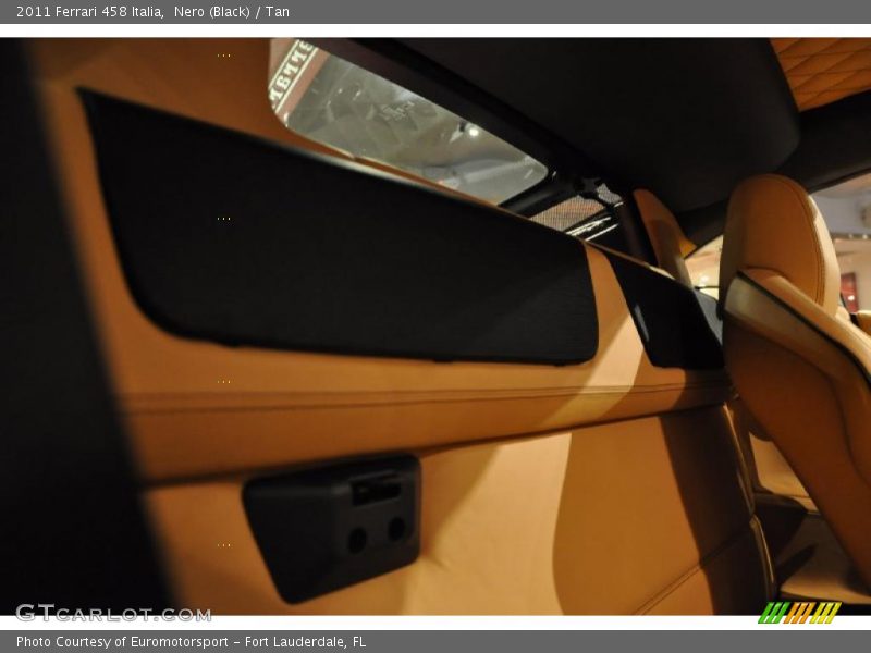 Nero (Black) / Tan 2011 Ferrari 458 Italia