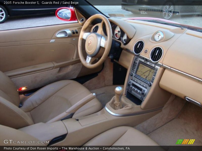  2005 Boxster S Sand Beige Interior