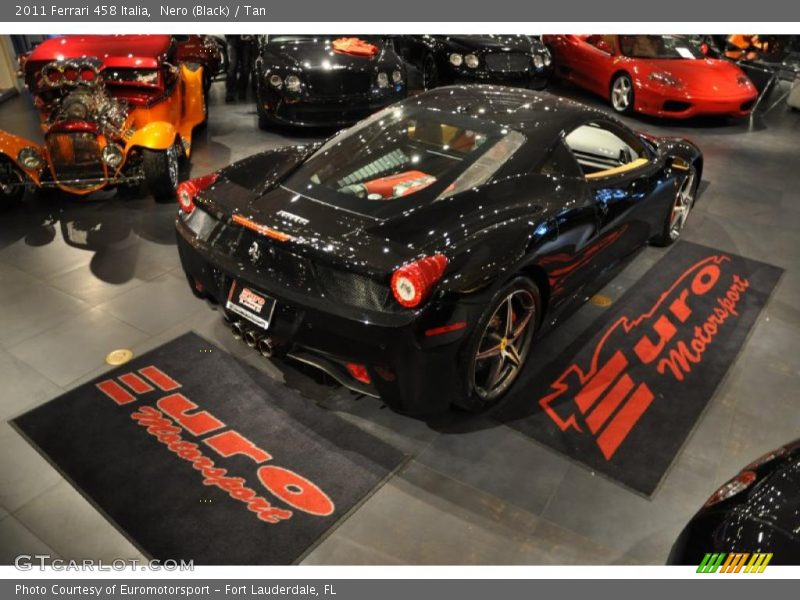 Nero (Black) / Tan 2011 Ferrari 458 Italia