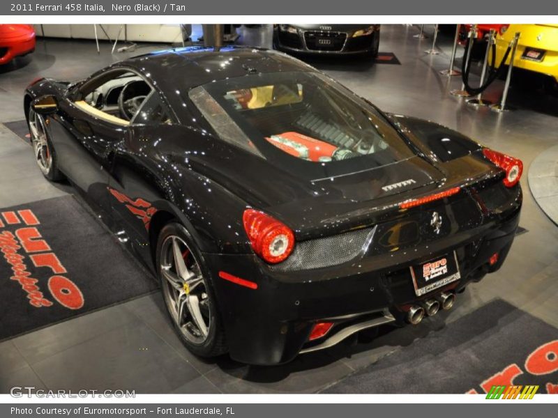 Nero (Black) / Tan 2011 Ferrari 458 Italia