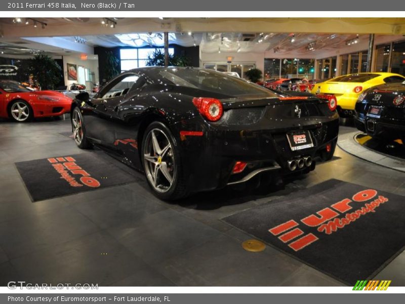 Nero (Black) / Tan 2011 Ferrari 458 Italia