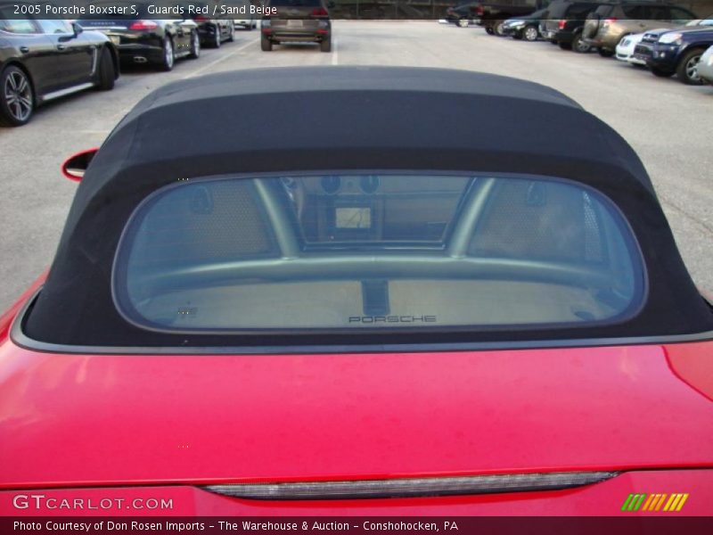 Guards Red / Sand Beige 2005 Porsche Boxster S