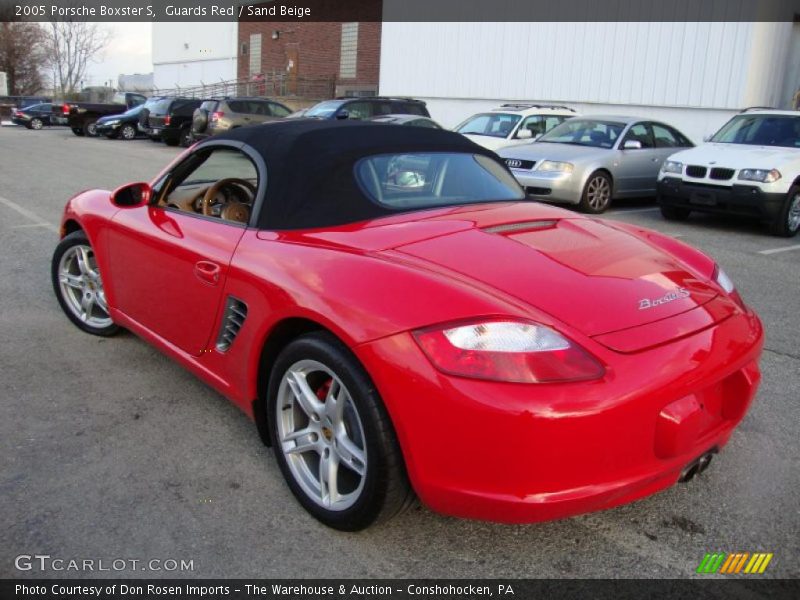 Guards Red / Sand Beige 2005 Porsche Boxster S
