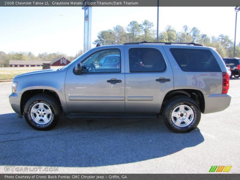 Graystone Metallic / Light Titanium/Dark Titanium 2008 Chevrolet Tahoe LS