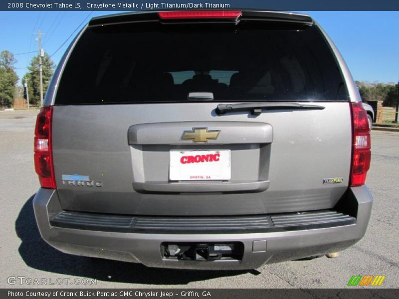 Graystone Metallic / Light Titanium/Dark Titanium 2008 Chevrolet Tahoe LS