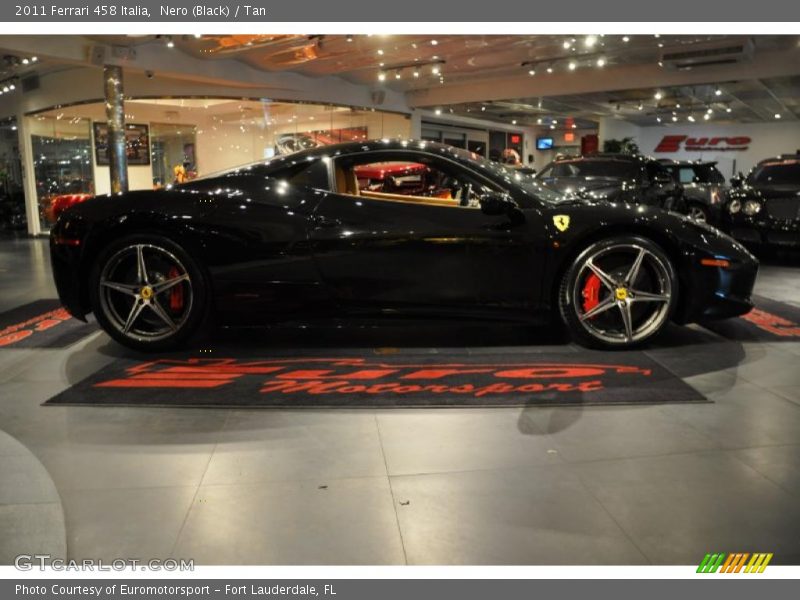 Nero (Black) / Tan 2011 Ferrari 458 Italia
