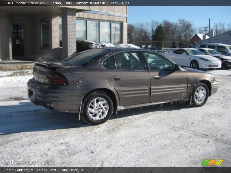 Dark Bronzemist Metallic / Dark Taupe 2001 Pontiac Grand Am SE Sedan