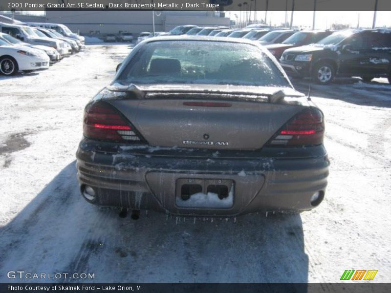 Dark Bronzemist Metallic / Dark Taupe 2001 Pontiac Grand Am SE Sedan