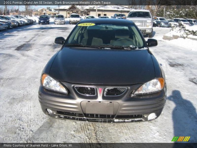 Dark Bronzemist Metallic / Dark Taupe 2001 Pontiac Grand Am SE Sedan