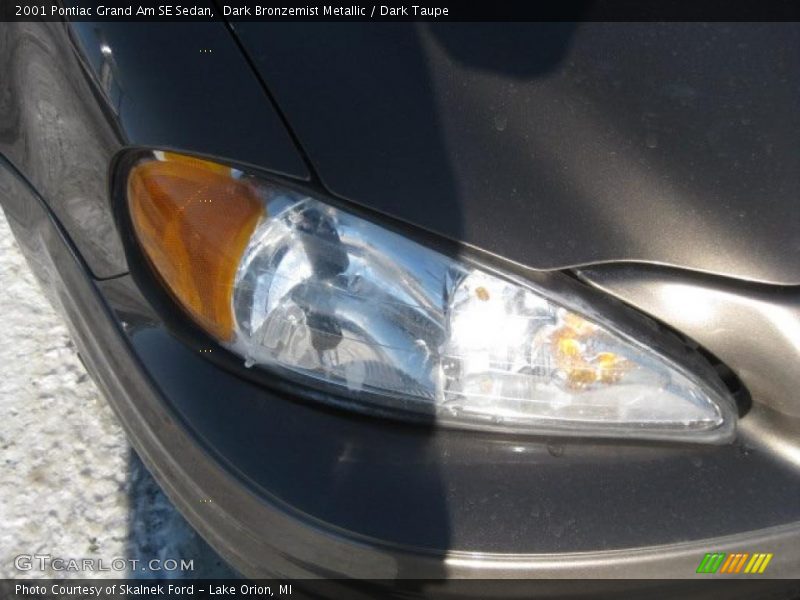 Dark Bronzemist Metallic / Dark Taupe 2001 Pontiac Grand Am SE Sedan