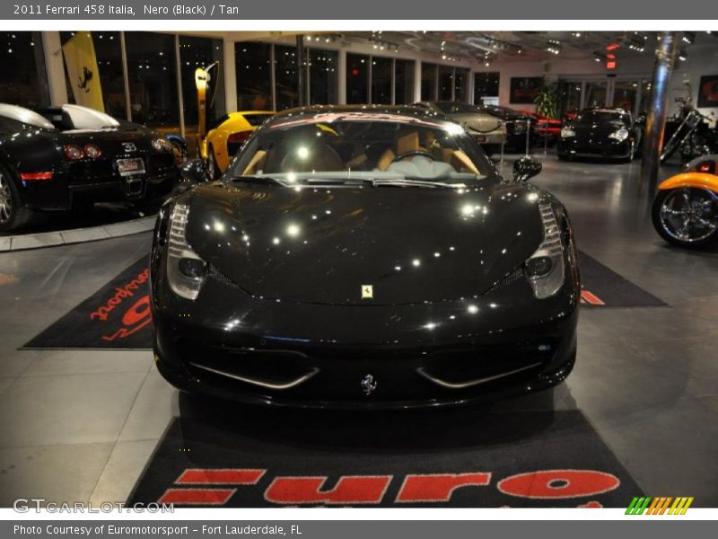 Nero (Black) / Tan 2011 Ferrari 458 Italia