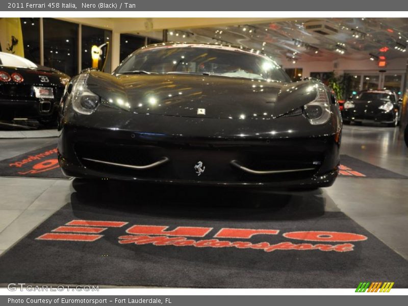 Nero (Black) / Tan 2011 Ferrari 458 Italia