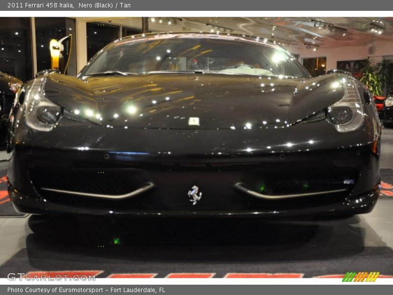 Nero (Black) / Tan 2011 Ferrari 458 Italia