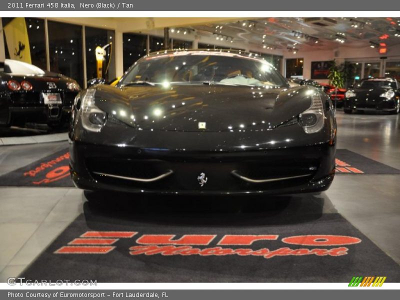 Nero (Black) / Tan 2011 Ferrari 458 Italia