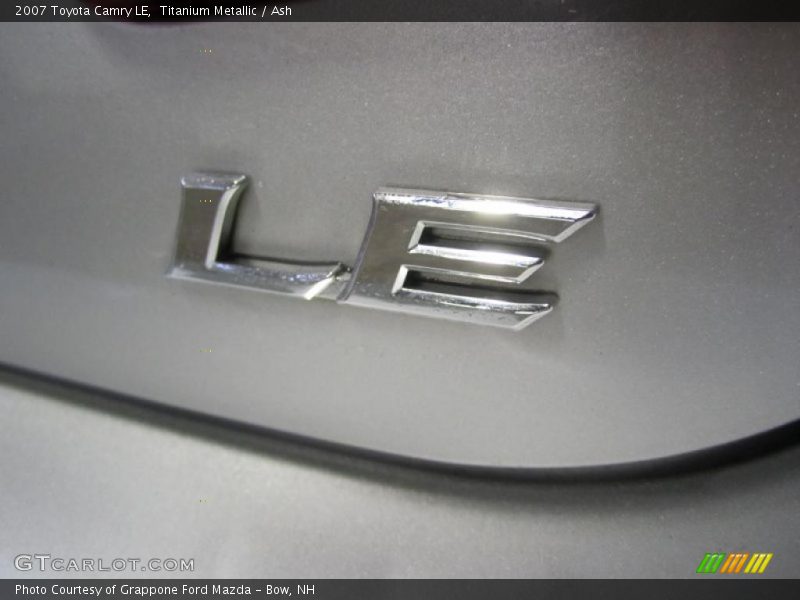 Titanium Metallic / Ash 2007 Toyota Camry LE