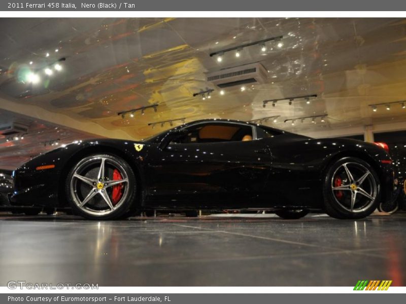 Nero (Black) / Tan 2011 Ferrari 458 Italia