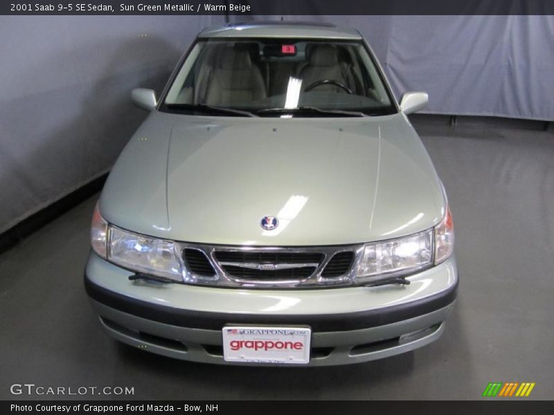 Sun Green Metallic / Warm Beige 2001 Saab 9-5 SE Sedan