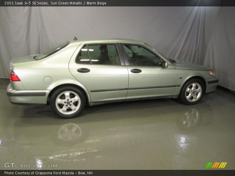 Sun Green Metallic / Warm Beige 2001 Saab 9-5 SE Sedan