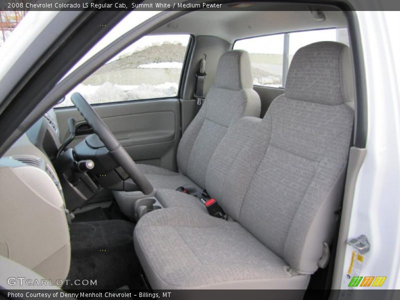  2008 Colorado LS Regular Cab Medium Pewter Interior