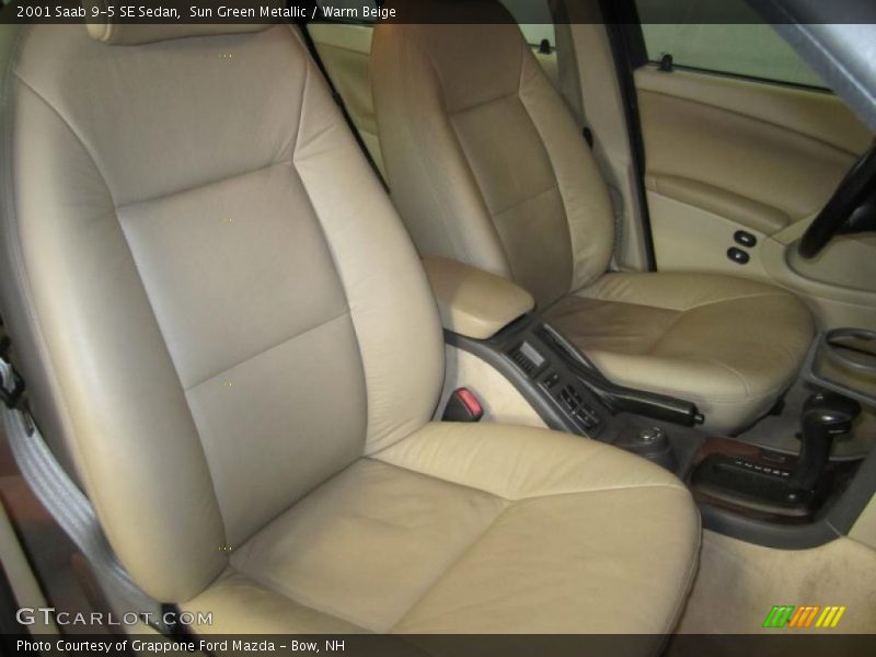  2001 9-5 SE Sedan Warm Beige Interior