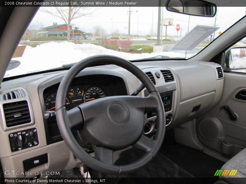 Dashboard of 2008 Colorado LS Regular Cab