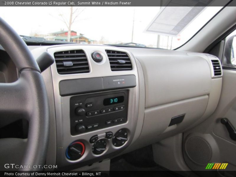 Summit White / Medium Pewter 2008 Chevrolet Colorado LS Regular Cab