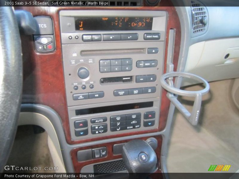 Sun Green Metallic / Warm Beige 2001 Saab 9-5 SE Sedan