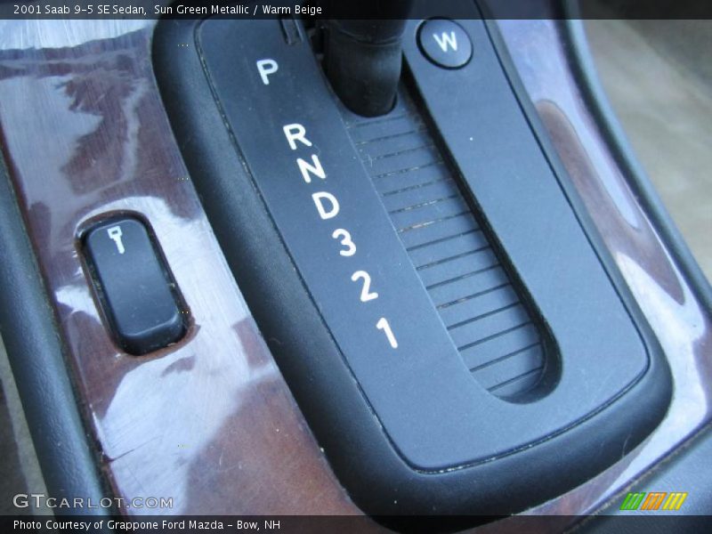  2001 9-5 SE Sedan 4 Speed Automatic Shifter