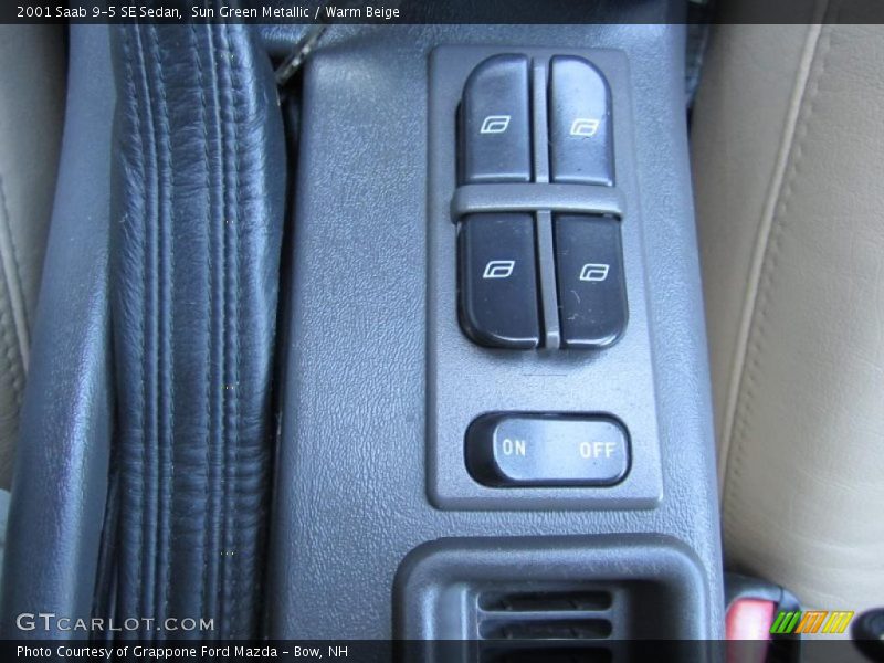 Sun Green Metallic / Warm Beige 2001 Saab 9-5 SE Sedan