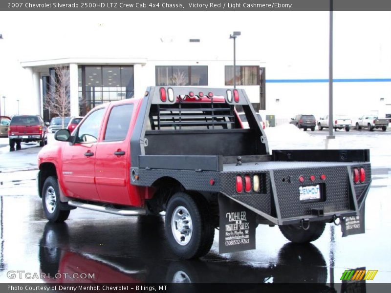Victory Red / Light Cashmere/Ebony 2007 Chevrolet Silverado 2500HD LTZ Crew Cab 4x4 Chassis