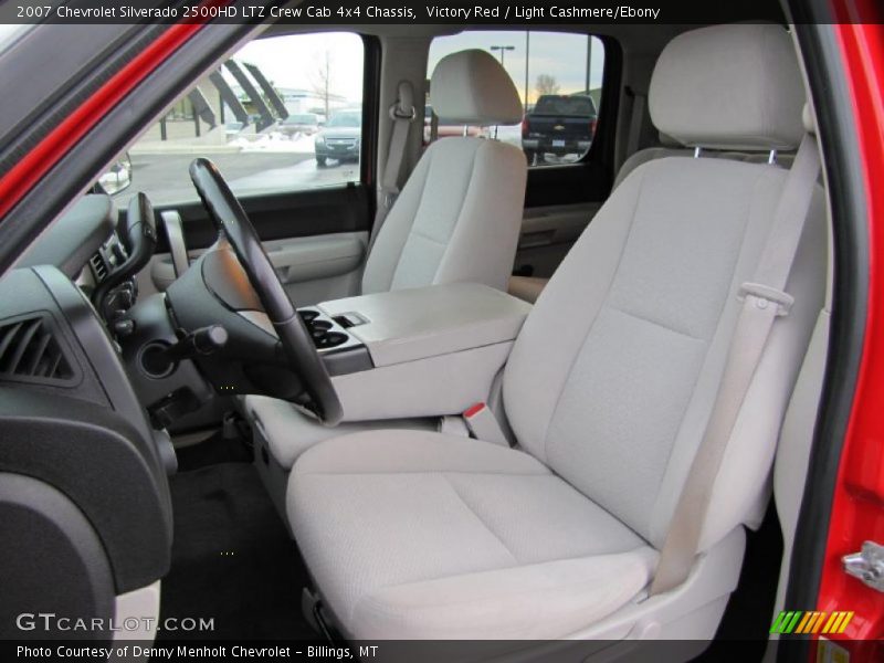 2007 Silverado 2500HD LTZ Crew Cab 4x4 Chassis Light Cashmere/Ebony Interior