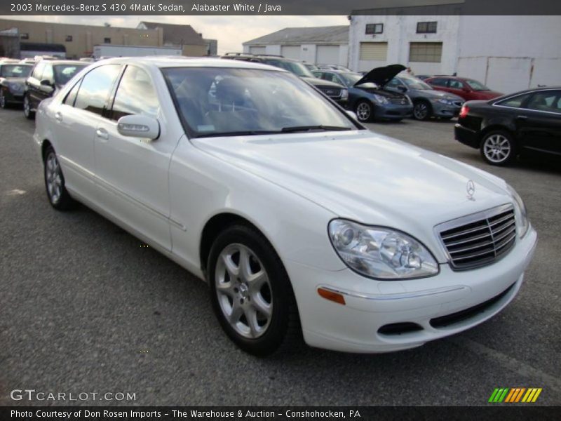 Alabaster White / Java 2003 Mercedes-Benz S 430 4Matic Sedan