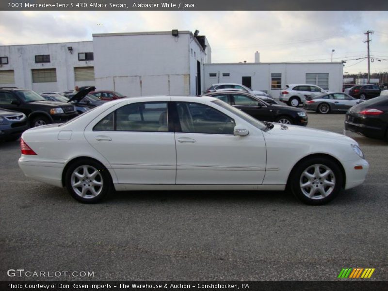 Alabaster White / Java 2003 Mercedes-Benz S 430 4Matic Sedan